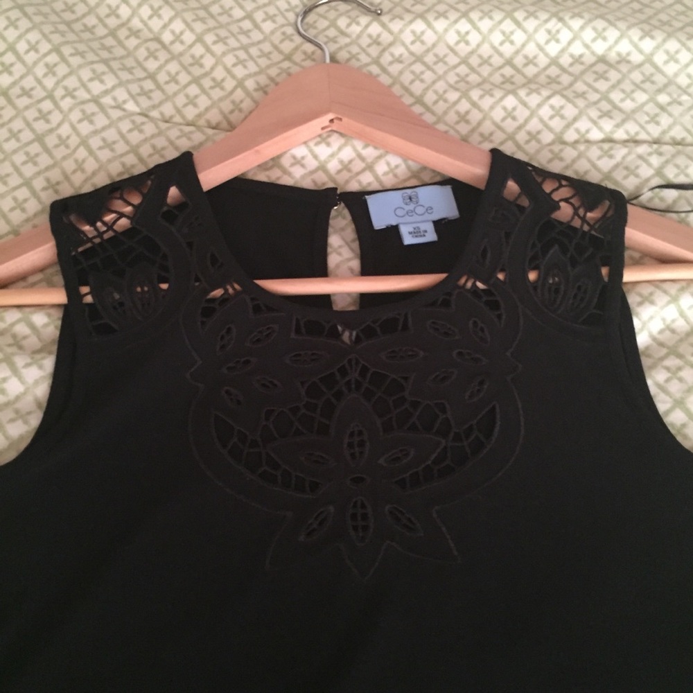 Cece By Cynthia Steffe beautiful black knit dress